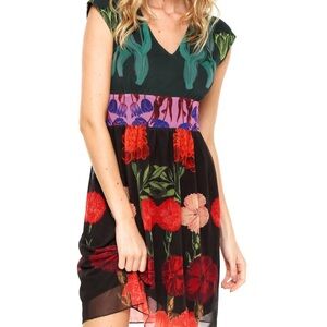 Desigual Multicolor Backless Dress